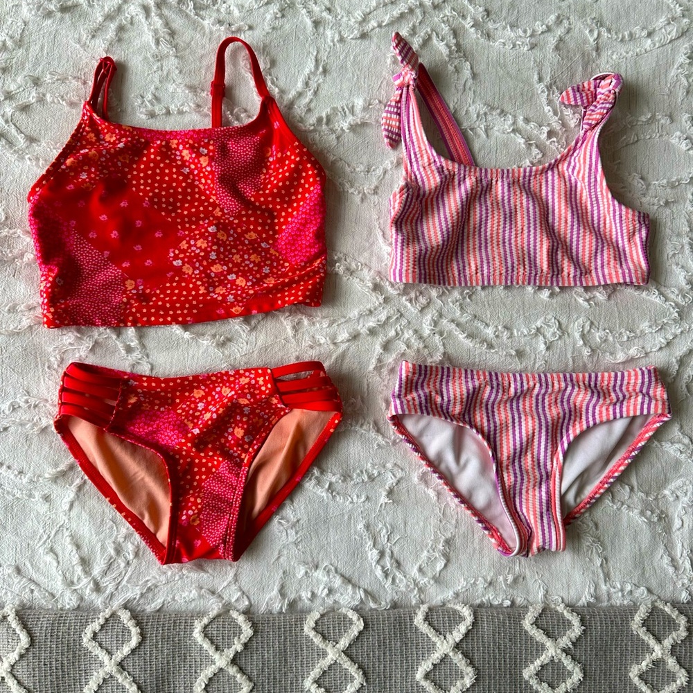 2 Little Girl Swimsuits